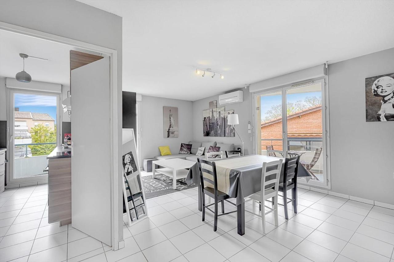 Sublime 64M With 2 Balconies For 6 In Toulouse Appartamento Esterno foto