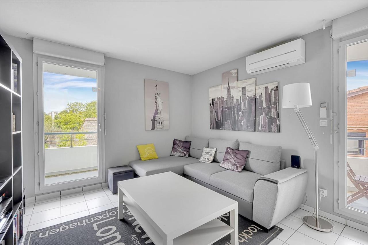 Sublime 64M With 2 Balconies For 6 In Toulouse Appartamento Esterno foto